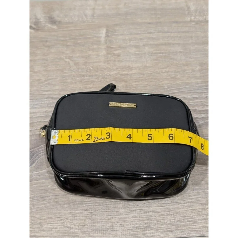Giorgio Armani Parfum Black Gold Cosmetic Bag Jewelry Case Wristlet Full-zip